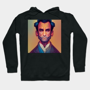 Abraham Lincoln Comics Design Hoodie